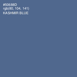 #50688D - Kashmir Blue Color Image
